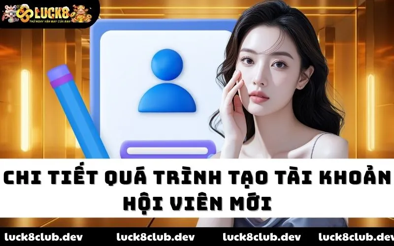 Chi tiết quá trình tạo tài khoản hội viên mới