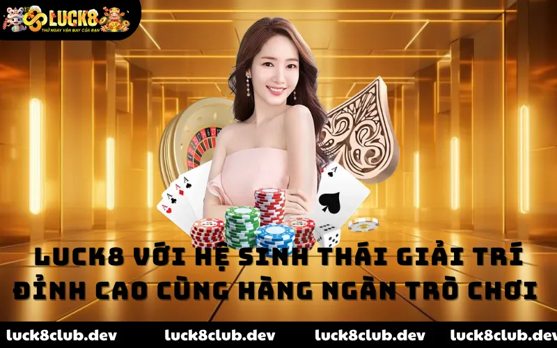 LUCK8 với hệ sinh thái giải trí đỉnh cao cùng hàng ngàn trò chơi 